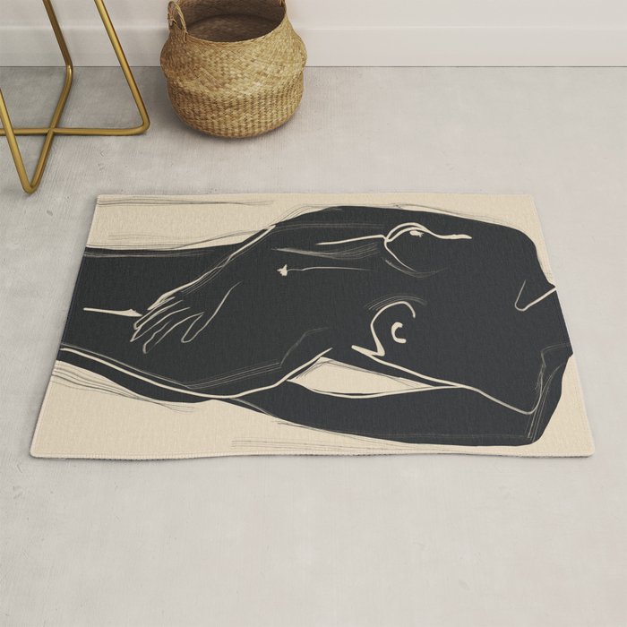 Abstract Art Nude 5 Rug Gallery Image 1