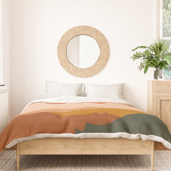 Cat Landscape 127: A Big Hole Duvet Cover Gallery Image 3