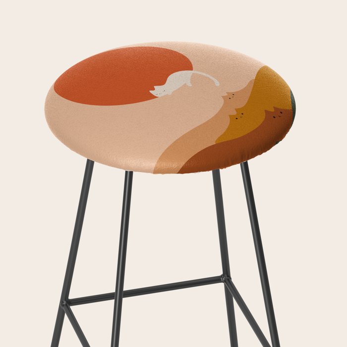 Cat Landscape 127: A Big Hole Stool Gallery Image 2