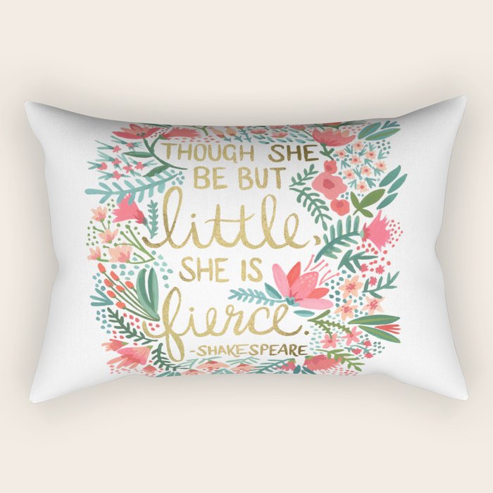Little & Fierce Rectangular Pillow Gallery Image 1