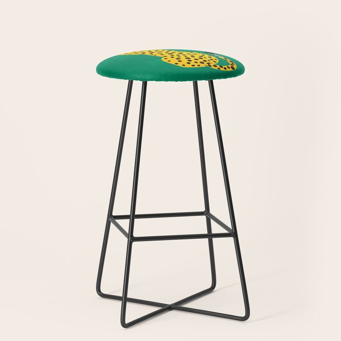 The Stare: Golden Cheetah Edition Stool Gallery Image 1