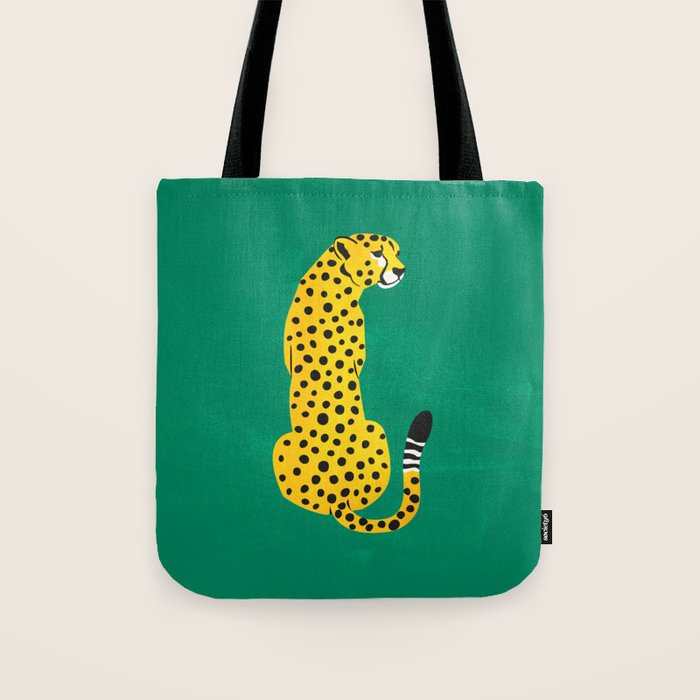 The Stare: Golden Cheetah Edition Tote Bag Gallery Image 1