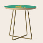 The Stare: Golden Cheetah Edition Side Table Gallery Image 1