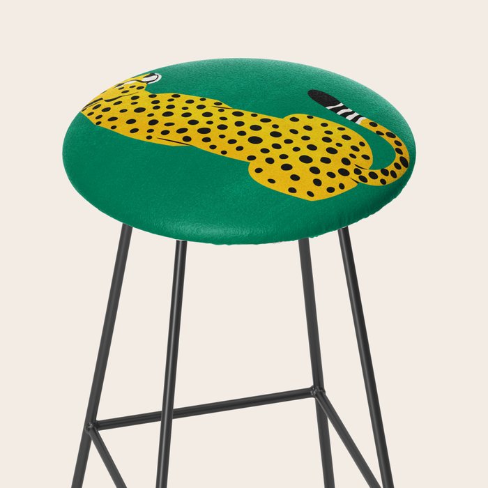 The Stare: Golden Cheetah Edition Stool Gallery Image 2