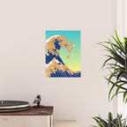 Shiba Inu in Great Wave Poster Gallery Image 2