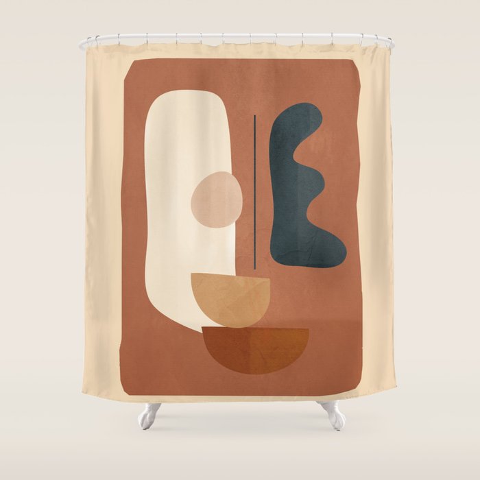 Shape Curve 30 Shower Curtain Gallery Image 1