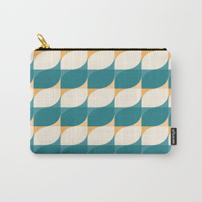Almond Shapes Pattern IV Carry All Pouch Gallery Image 1