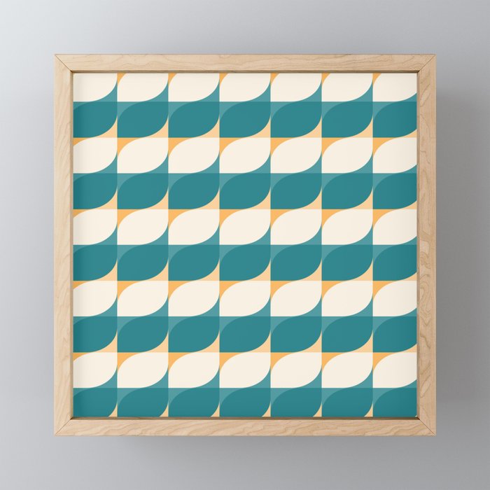 Almond Shapes Pattern IV Mini Art Print Gallery Image 1