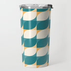 Almond Shapes Pattern IV Travel Mug Gallery Image 2