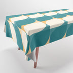 Almond Shapes Pattern IV Tablecloth Gallery Image 1