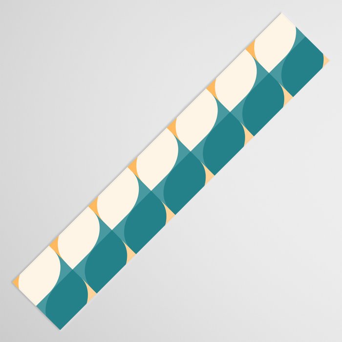 Almond Shapes Pattern IV Table Runner Gallery Image 3