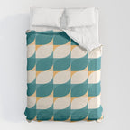Almond Shapes Pattern IV Duvet Cover Gallery Image 6