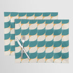 Almond Shapes Pattern IV Placemat Gallery Image 1