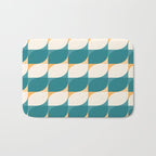 Almond Shapes Pattern IV Bath Mat Gallery Image 1