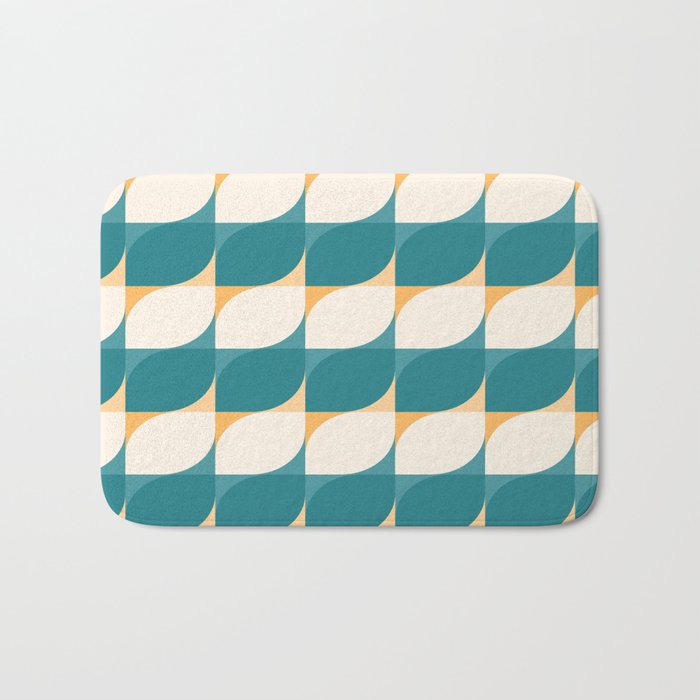 Almond Shapes Pattern IV Bath Mat Gallery Image 1