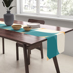 Almond Shapes Pattern IV Table Runner Gallery Image 2