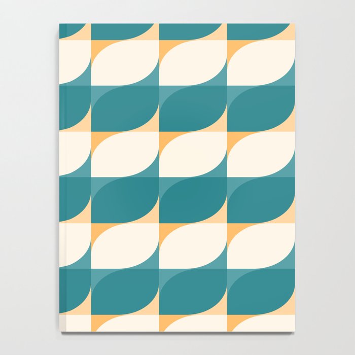Almond Shapes Pattern IV Notebook Gallery Image 4