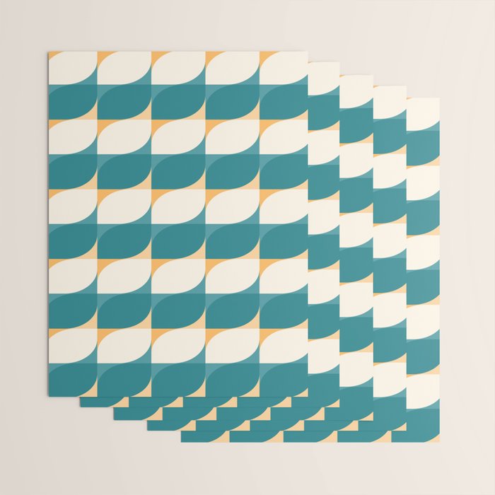 Almond Shapes Pattern IV Wrapping Paper Gallery Image 3