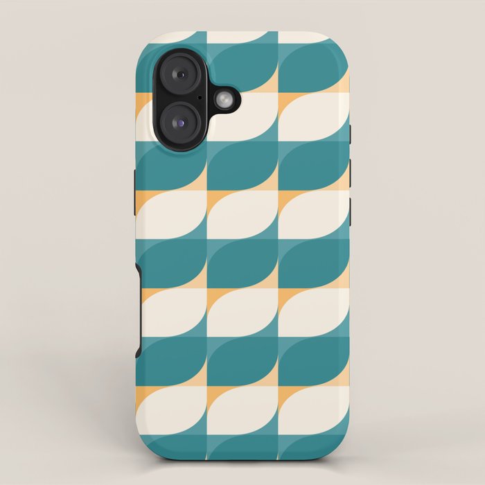 Almond Shapes Pattern IV iPhone Case Gallery Image 1