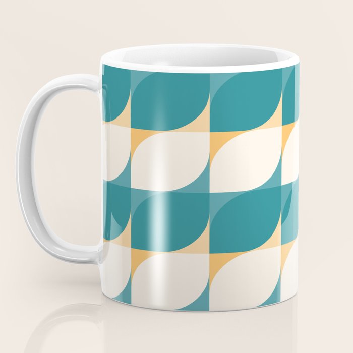 Almond Shapes Pattern IV Coffee Mug Gallery Image 3