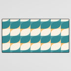 Almond Shapes Pattern IV Desk Mat Gallery Image 3