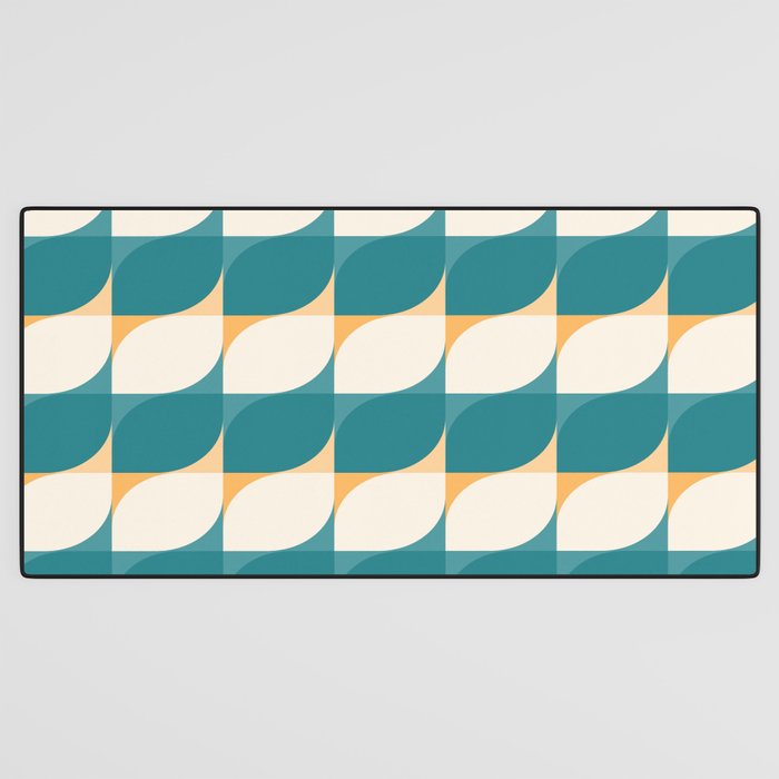 Almond Shapes Pattern IV Desk Mat Gallery Image 3