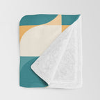 Almond Shapes Pattern IV Throw Blanket Gallery Image 3