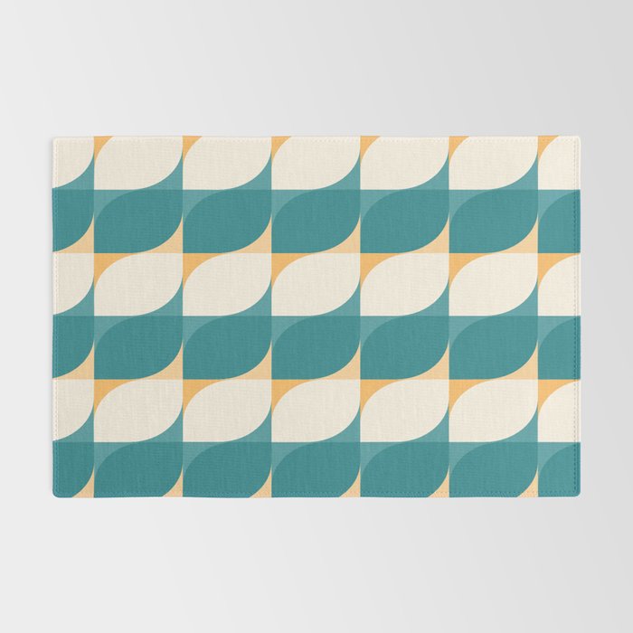 Almond Shapes Pattern IV Rug Gallery Image 2
