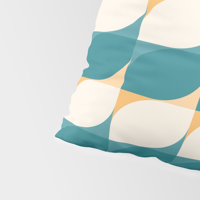Almond Shapes Pattern IV Pillow Sham Gallery Image 4
