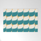 Almond Shapes Pattern IV Welcome Mat Gallery Image 1