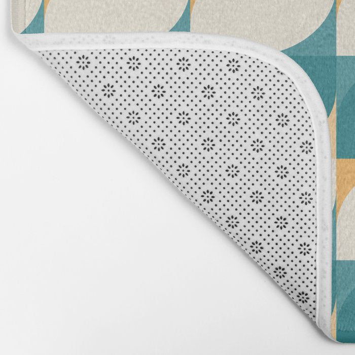 Almond Shapes Pattern IV Bath Mat Gallery Image 2