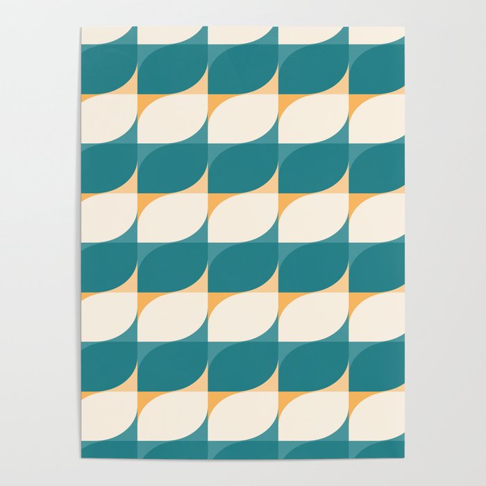 Almond Shapes Pattern IV Poster Gallery Image 4