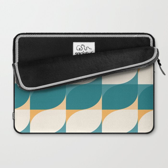 Almond Shapes Pattern IV Laptop Sleeve Gallery Image 2