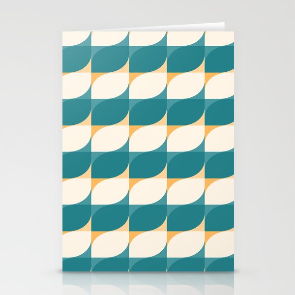Almond Shapes Pattern IV Stationery Card Gallery Image 1