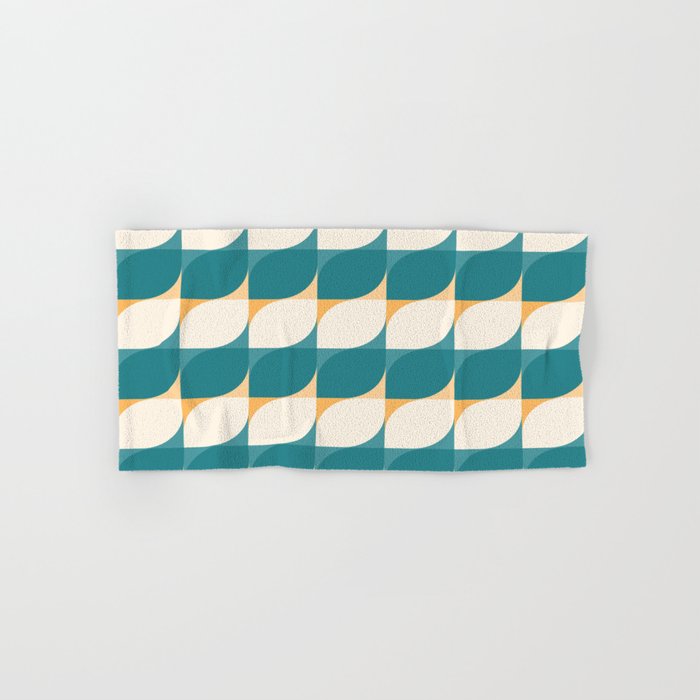 Almond Shapes Pattern IV Bath Towel Gallery Image 1