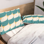 Almond Shapes Pattern IV Pillow Sham Gallery Image 2