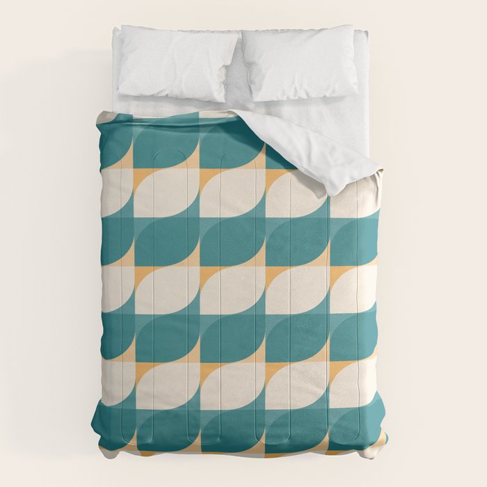 Almond Shapes Pattern IV Comforter Gallery Image 6