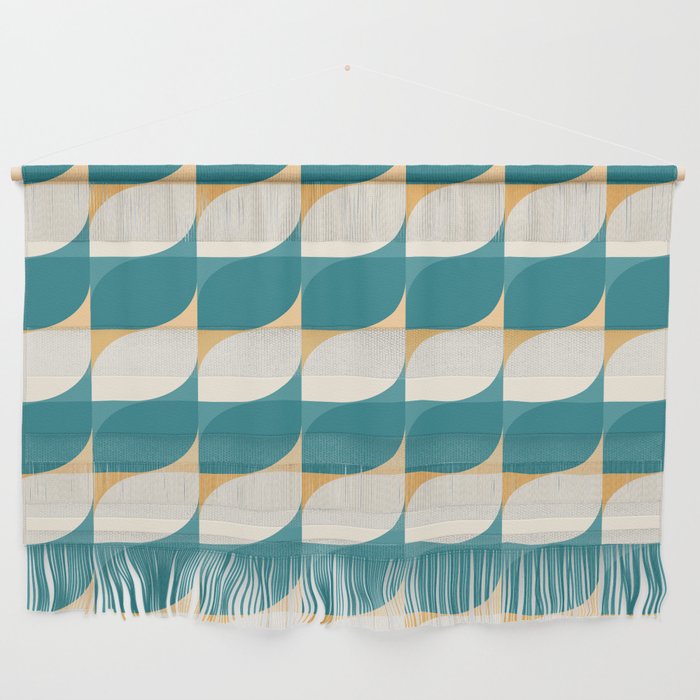 Almond Shapes Pattern IV Wall Hanging Gallery Image 1