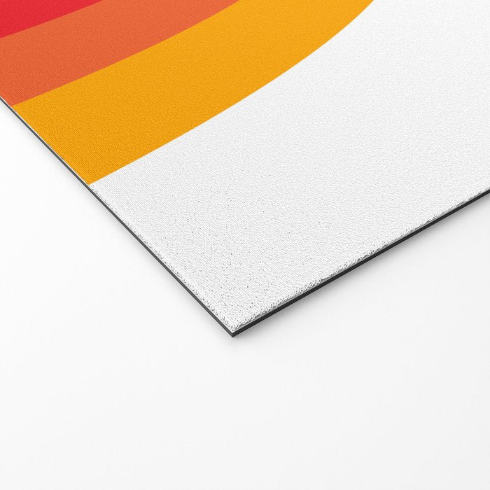 Retro Bright Rainbow - Right Side Welcome Mat Gallery Image 2