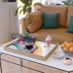 Retro Bright Rainbow - Right Side Serving Tray Gallery Image 2