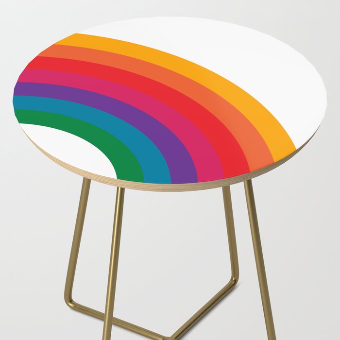 Retro Bright Rainbow - Right Side Side Table Gallery Image 2