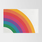 Retro Bright Rainbow - Right Side Rug Gallery Image 2
