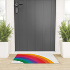 Retro Bright Rainbow - Right Side Welcome Mat Gallery Image 3