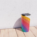 Retro Bright Rainbow - Right Side Travel Mug Gallery Image 4
