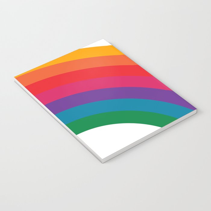 Retro Bright Rainbow - Right Side Notebook Gallery Image 3