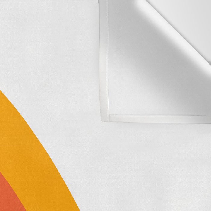 Retro Bright Rainbow - Right Side Wall Tapestry Gallery Image 3