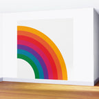 Retro Bright Rainbow - Right Side Wall Mural Gallery Image 2