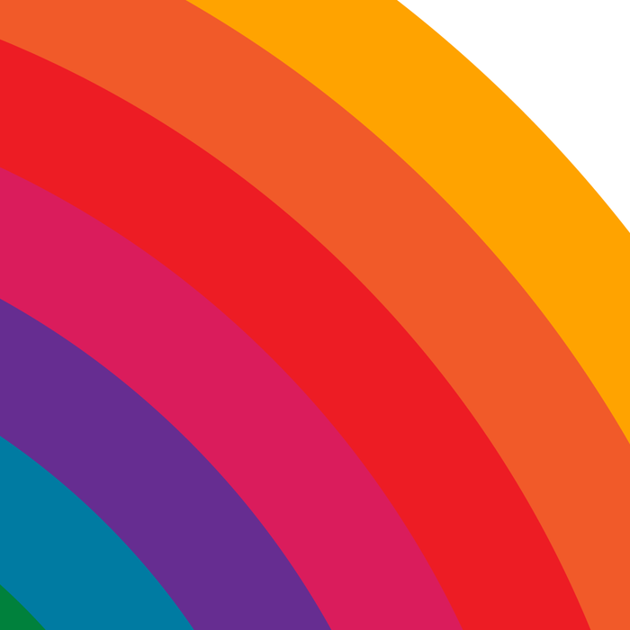 Retro Bright Rainbow - Right Side Coffee Mug Gallery Image 2