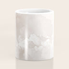COTTON CANDY CLOUDS BEIGE by Monika Strigel Coffee Mug Gallery Image 4