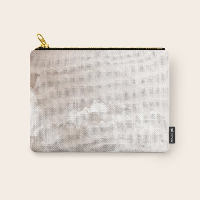 COTTON CANDY CLOUDS BEIGE by Monika Strigel Carry All Pouch Gallery Image 1
